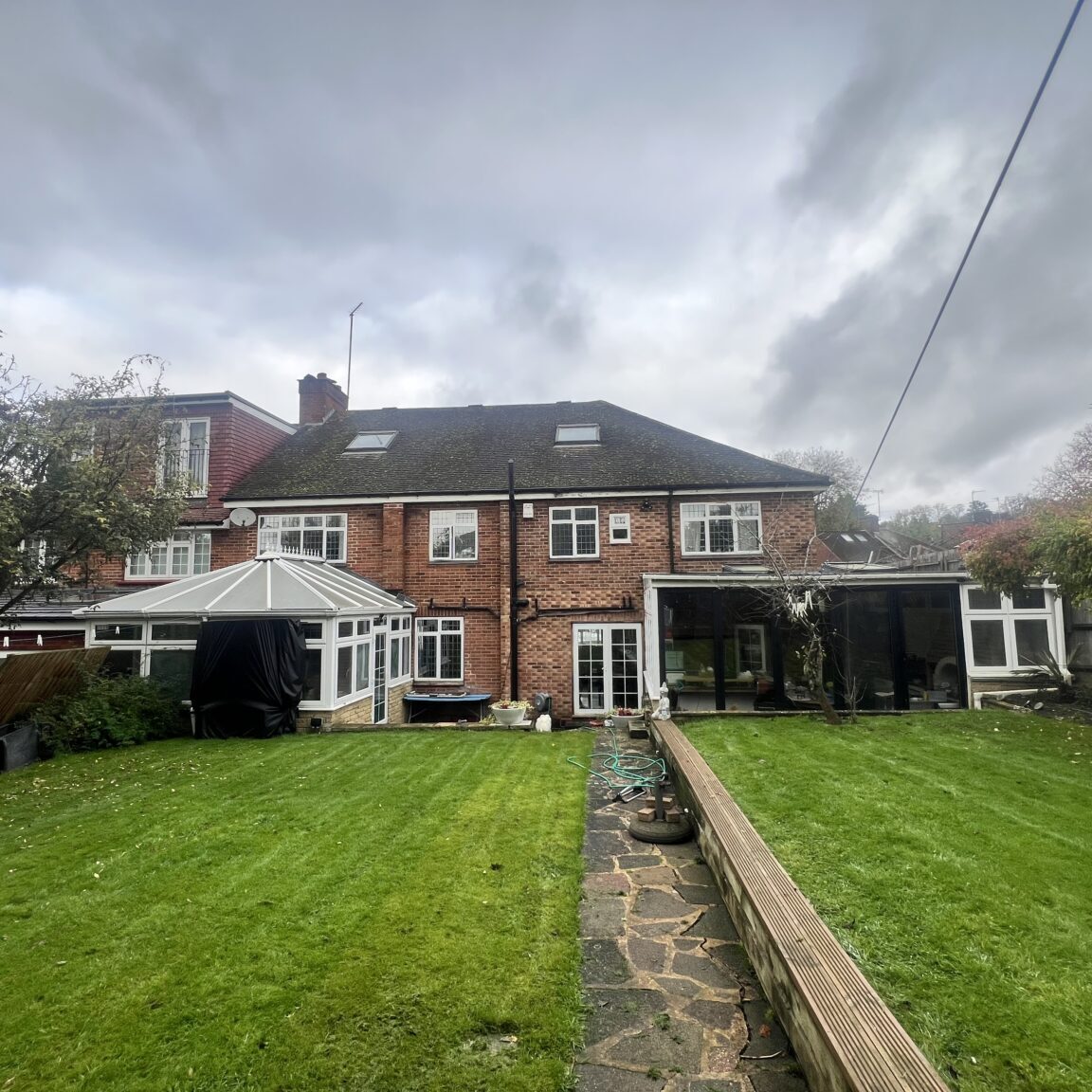 The Worcester Crescent property (pictured) will be subdivided into two family-sized homes (2)